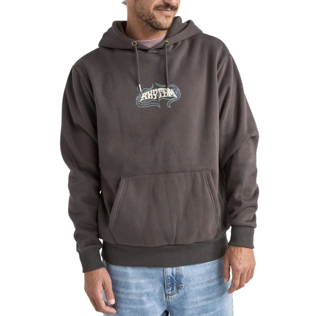 Rhythm Dos Soles Fleece Hoodie - Vintage Black sold by CCS