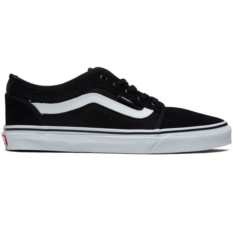Vans Skate Chukka Low Sidestripe Shoes - Black/White made by Vans