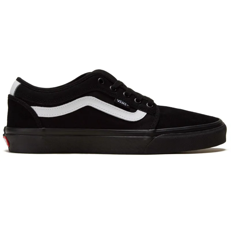 Vans Skate Chukka Low Sidestripe Shoes - Black/Black/White made by Vans