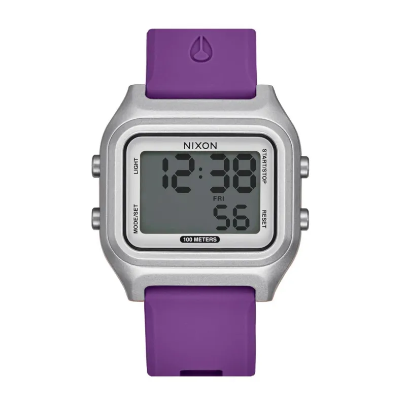 Nixon Ripper Watch - Silver/Purple made by Nixon