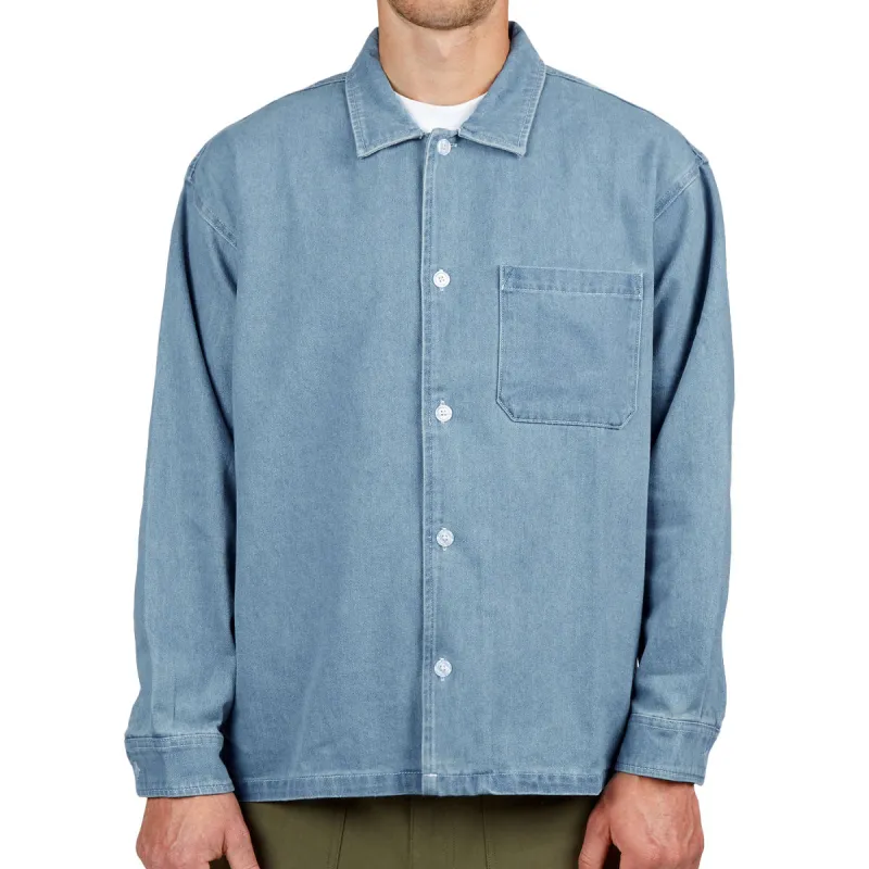 CCS Box Denim Shirt - Light Blue sold by CCS