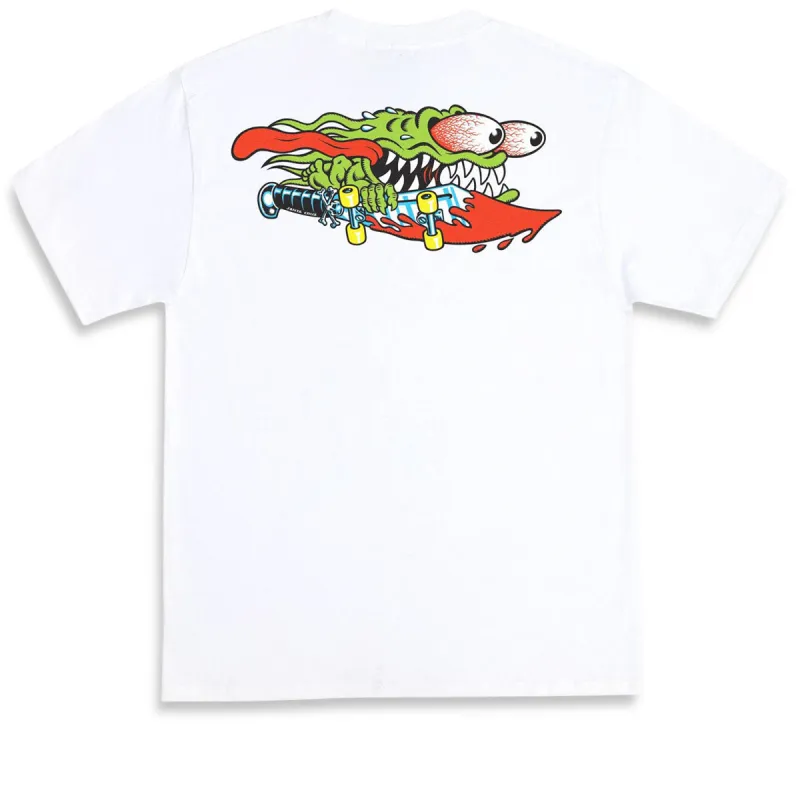 Santa Cruz Meek Slasher T-Shirt - White sold by CCS
