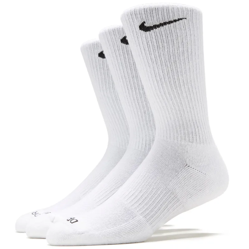 Nike Everyday Plus Cushioned 6 Pack of Socks - White/Black made by Nike