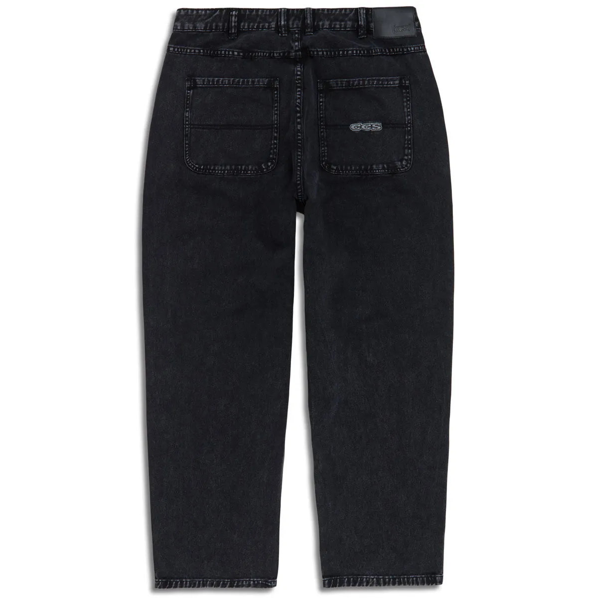CCS Baggy Taper Denim Jeans - Acid Black sold by CCS product image thumbnail 5