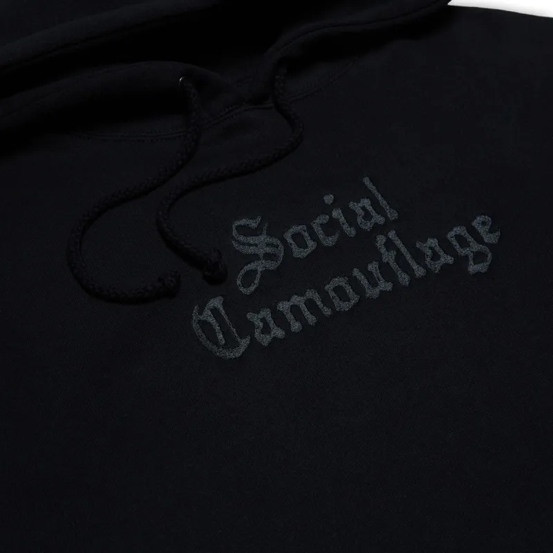 CCS Social Camouflage Embroidered Hoodie - Black sold by CCS