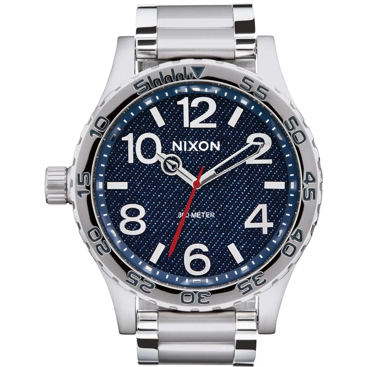 Nixon 51-30 Chrono Watch - Silver/Denim sold by CCS