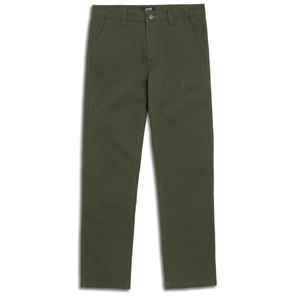 CCS Slim Stretch Chino Pants - Olive sold by CCS product image thumbnail 2