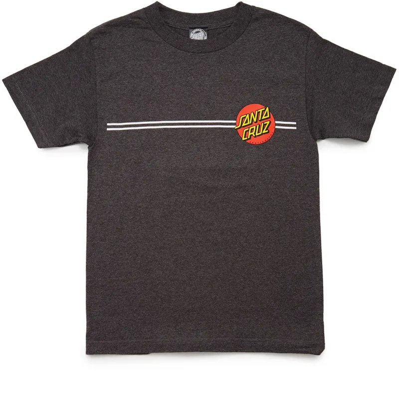 Santa Cruz Classic Dot T-Shirt - Charcoal Heather made by Santa Cruz Skateboards