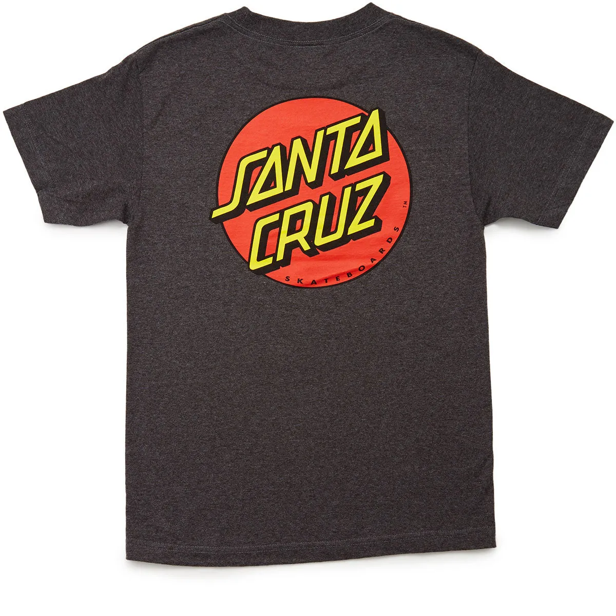 Santa Cruz Classic Dot T-Shirt - Charcoal Heather sold by CCS product image thumbnail 2