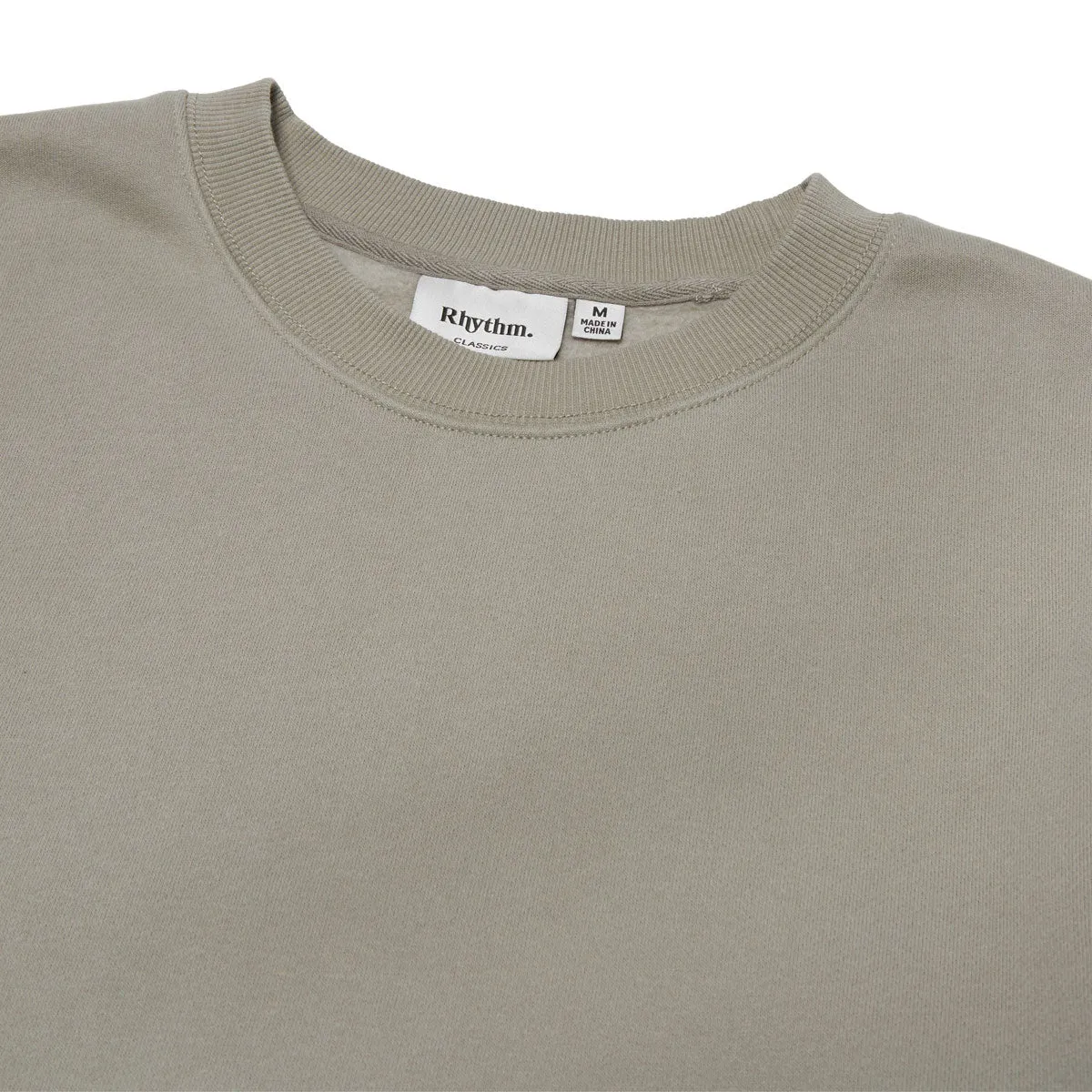 Rhythm Classic Fleece Crew Sweatshirt - Stone sold by CCS product image thumbnail 4