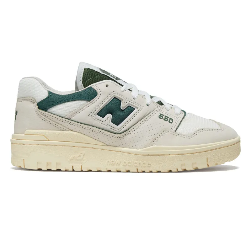 New Balance 550 Shoes - Permafrost/Dark Alpine Green sold by CCS