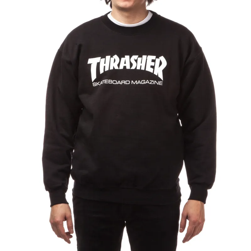Thrasher Skate Mag Crew Sweatshirt - Black sold by CCS
