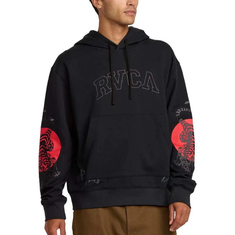 RVCA Tiger Sun Hoodie - RVCA Black sold by CCS