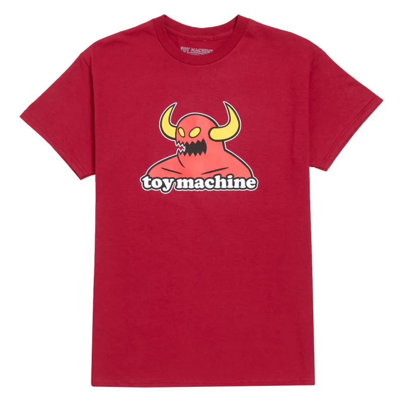 Toy Machine Monster T-Shirt - Cardinal made by CCS