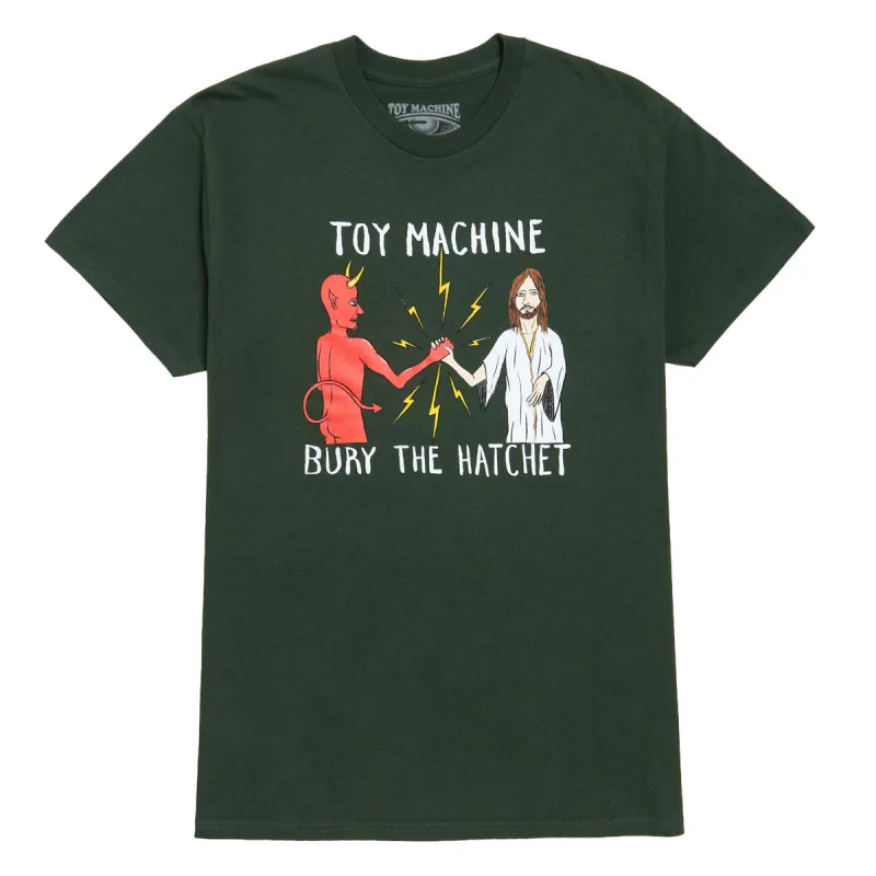 Toy Machine Bury The Hatchet T-Shirt - Forest made by CCS