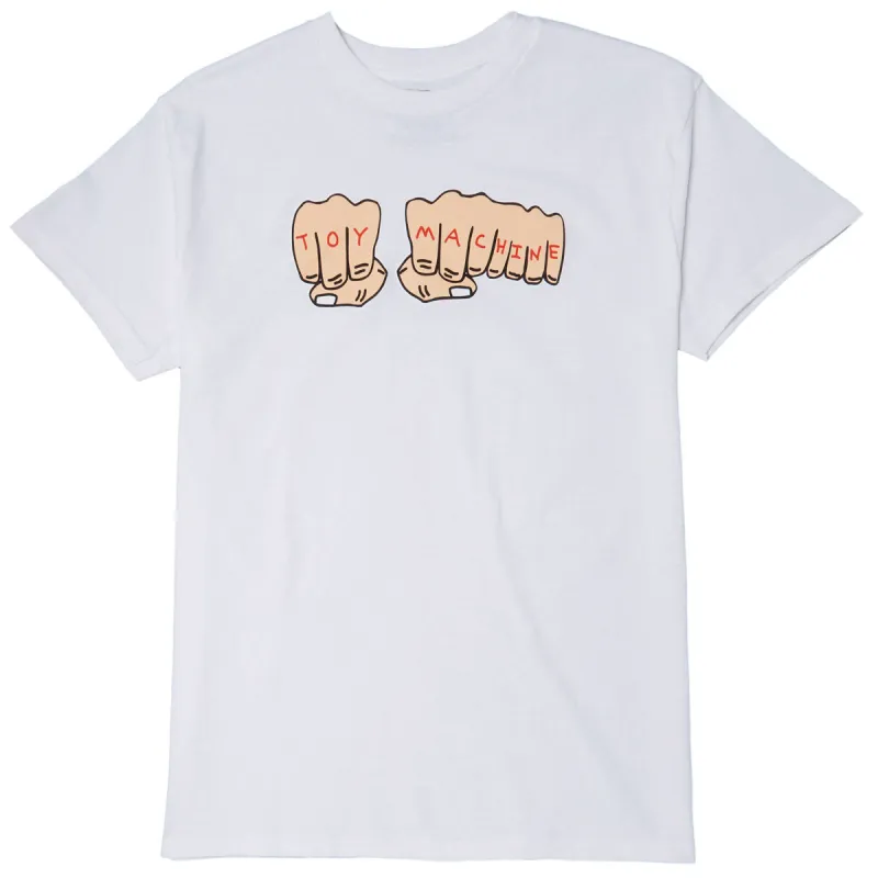 Toy Machine Fists T-Shirt - White/Multi made by CCS