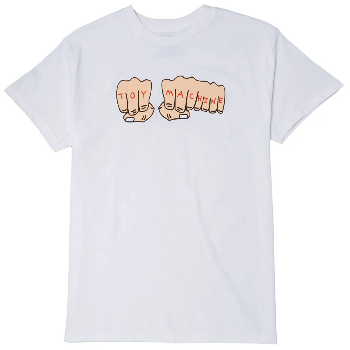 Toy Machine Fists T-Shirt - White/Multi sold by CCS