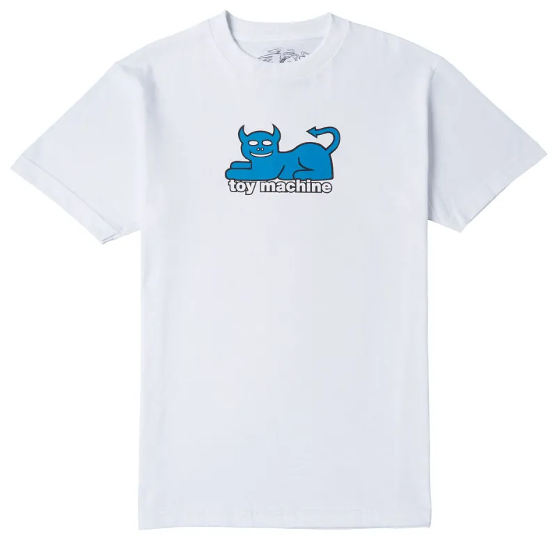 Toy Machine Devil Cat T-Shirt - White sold by CCS