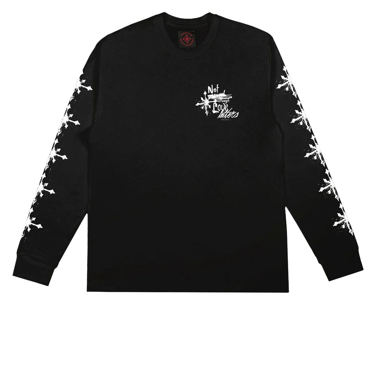 Disorder Love Letters Long Sleeve T-Shirt - Black sold by CCS