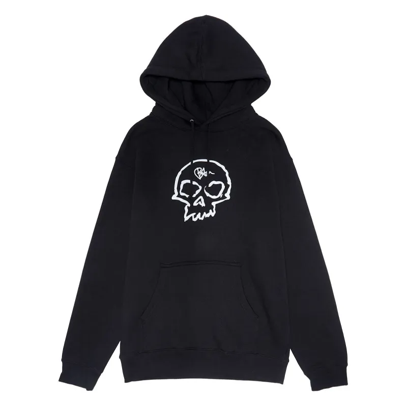 Zero x Bam Single Skull Hoodie - Black sold by CCS