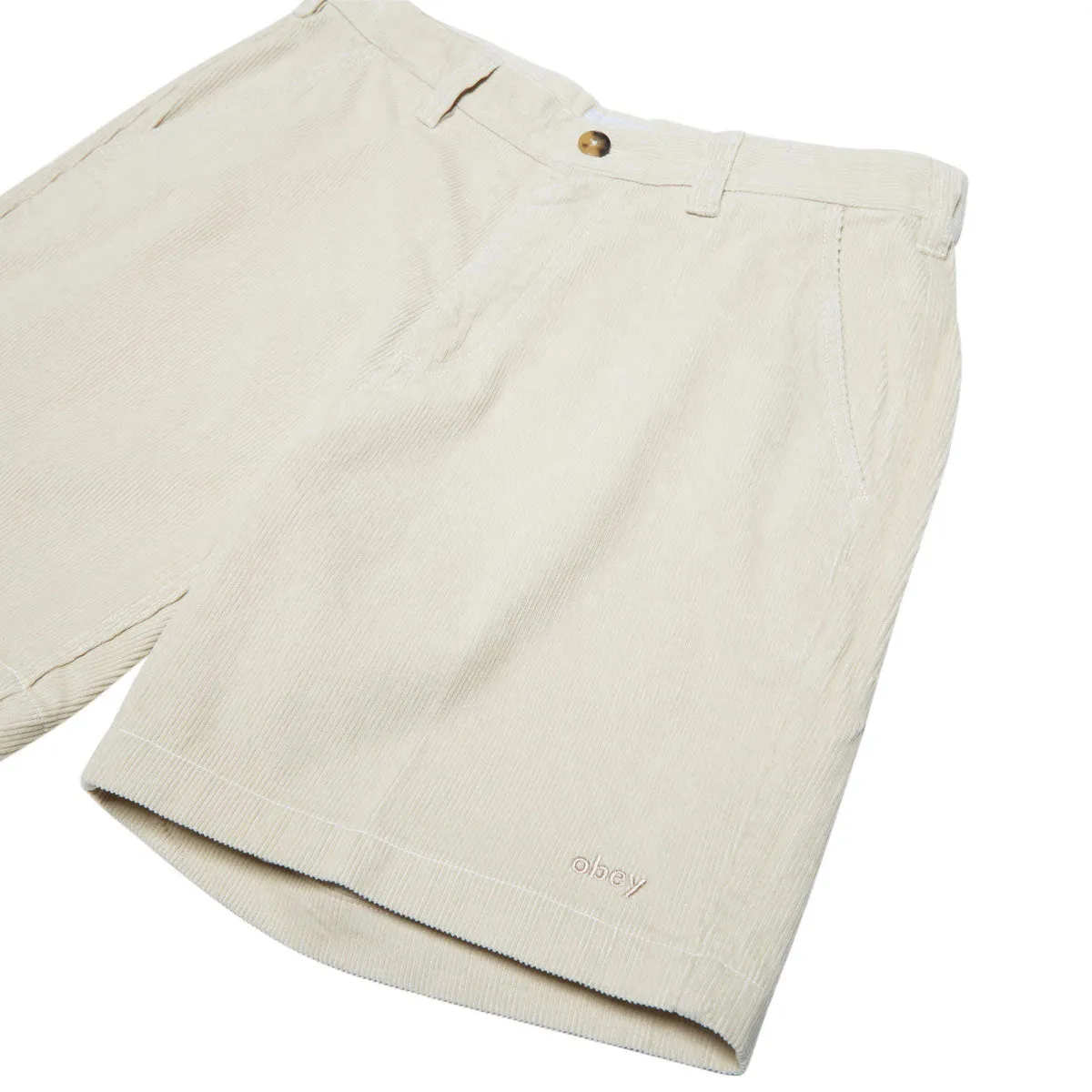 Obey Daily Cord Shorts - Silver Grey sold by CCS product image thumbnail 3