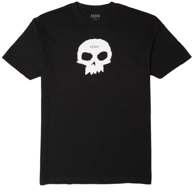 Zero Single Skull T-Shirt - Black made by CCS