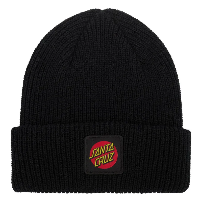 Santa Cruz Cruz Label Long Shoreman Beanie - Black sold by CCS