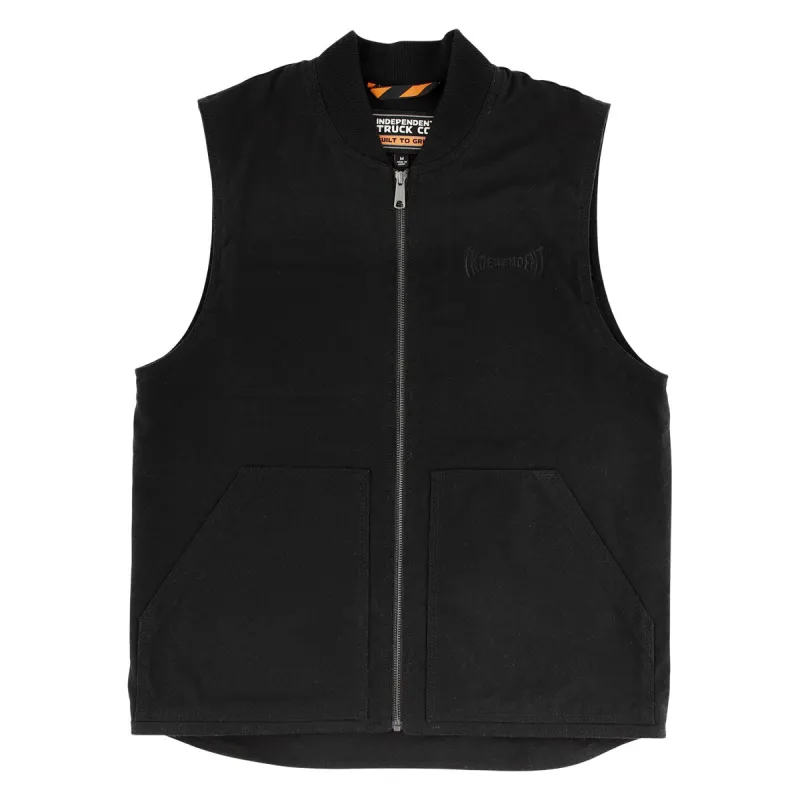 Independent Built To Grind Vest - Black sold by CCS