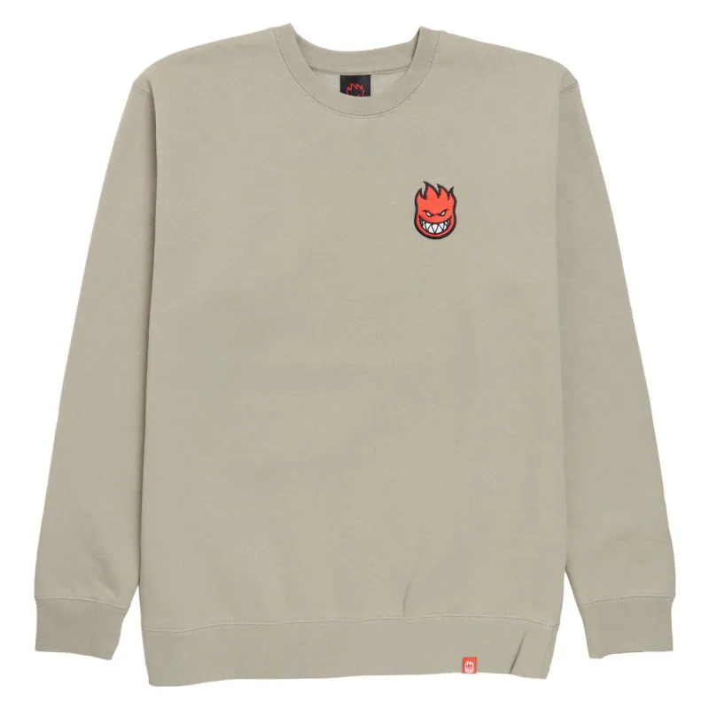 Spitfire Lil Bighead Fill Sweatshirt - Cement/Red/Black/White made by CCS