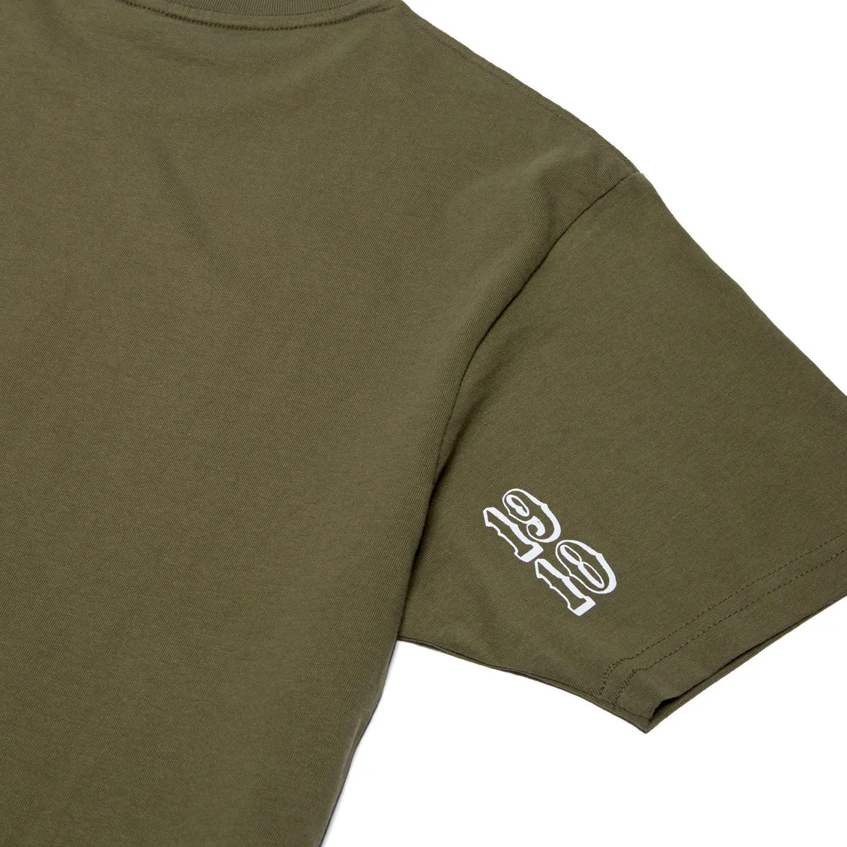 1910 OG Font Long Sleeve T-Shirt - Military Green sold by CCS product image thumbnail 2