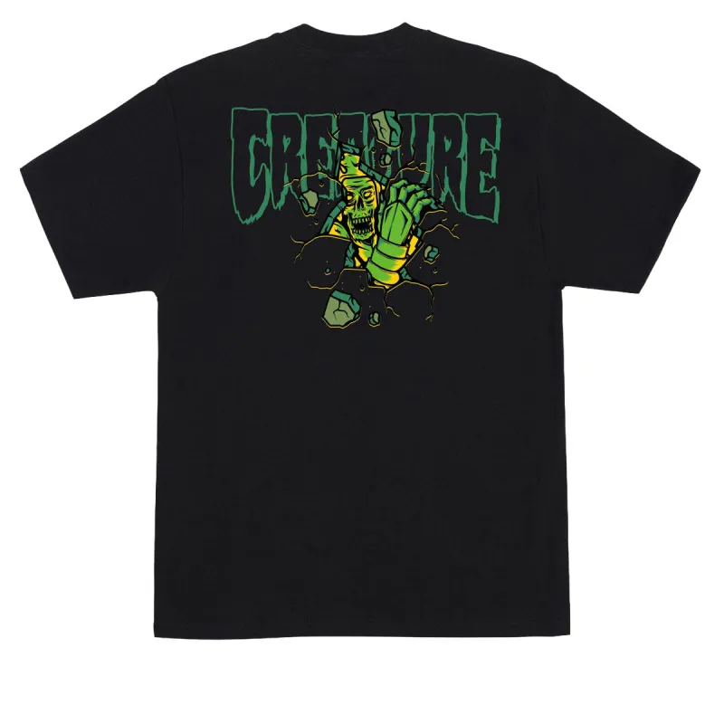 Creature Breaker Logo Outline T-Shirt - Black sold by CCS