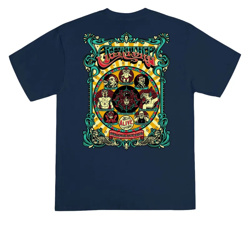 Creature Sideshow T-Shirt - Navy sold by CCS