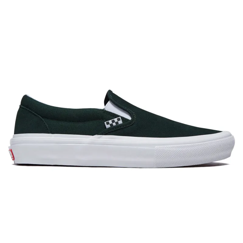 Vans Skate Slip-on Shoes - Green/White sold by CCS