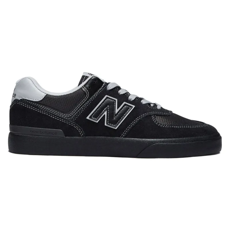 New Balance 574 Vulc Wide Shoes - Black/Black made by New Balance