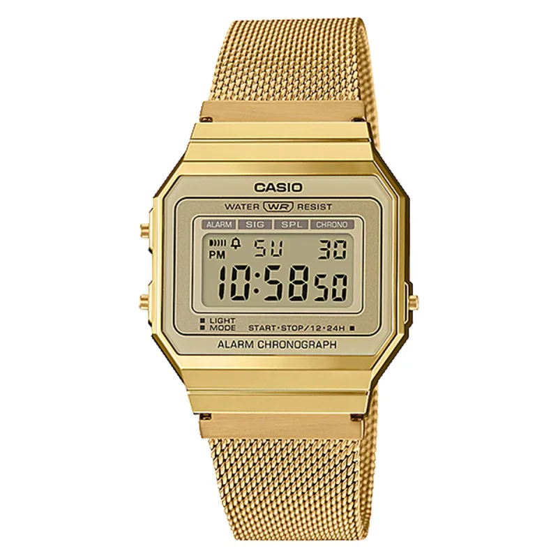 Casio A700WMG-9AVT Watch - Gold made by G-Shock