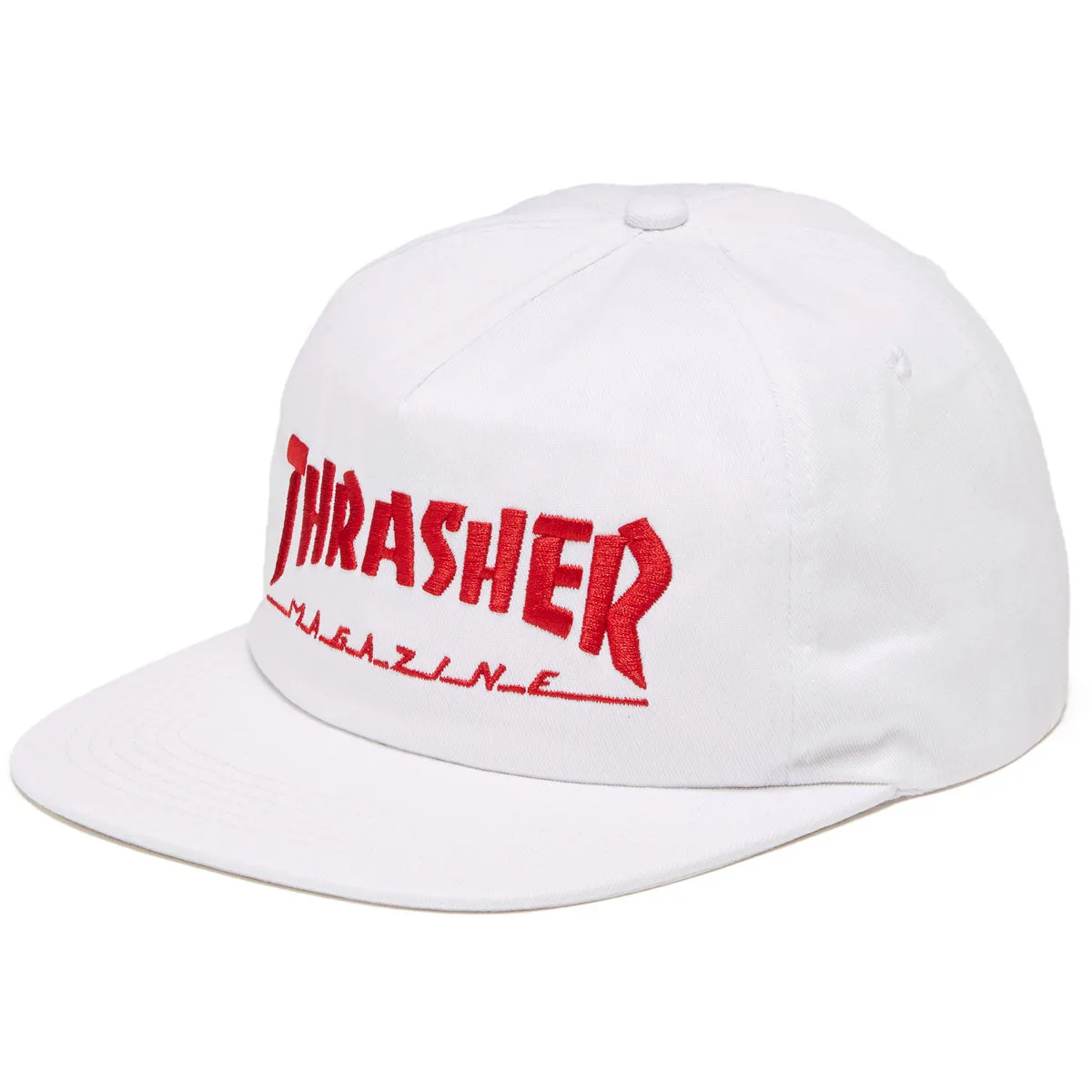 Thrasher Mag Logo Snapback Hat - White sold by CCS