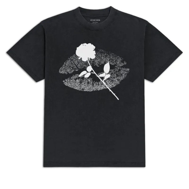 CCS Kiss From A Rose T-Shirt - Vintage Black sold by CCS