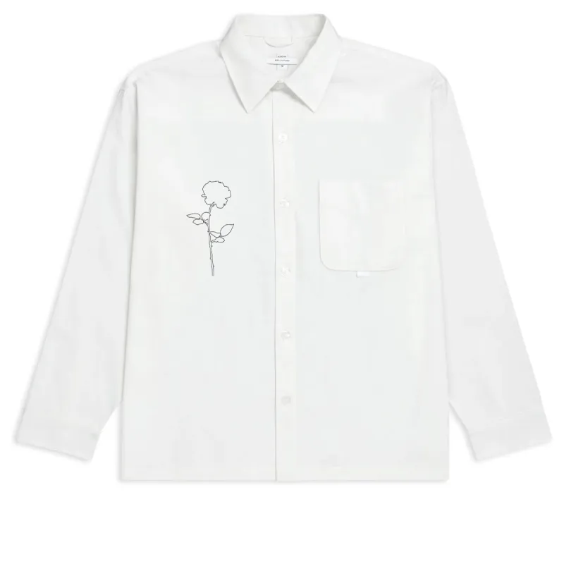 CCS Kiss From A Rose Box Oxford Shirt - White made by CCS