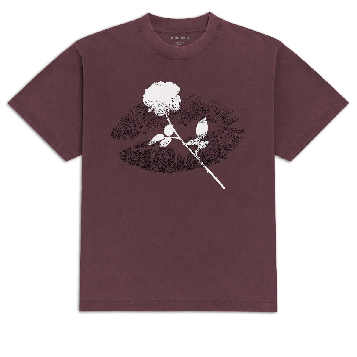 CCS Kiss From A Rose T-Shirt - Maroon sold by CCS