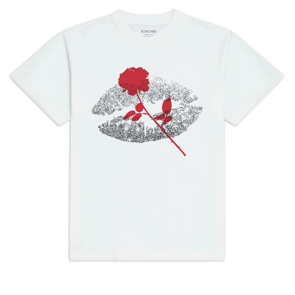 CCS Kiss From A Rose T-Shirt - White sold by CCS