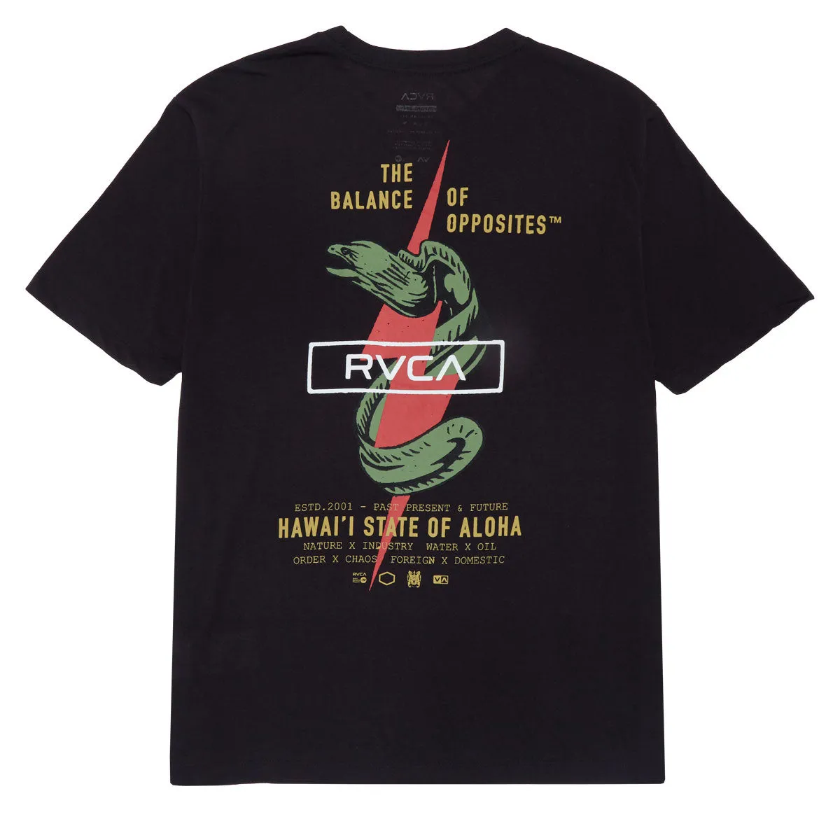 RVCA Shock Squad T-Shirt - Black sold by CCS