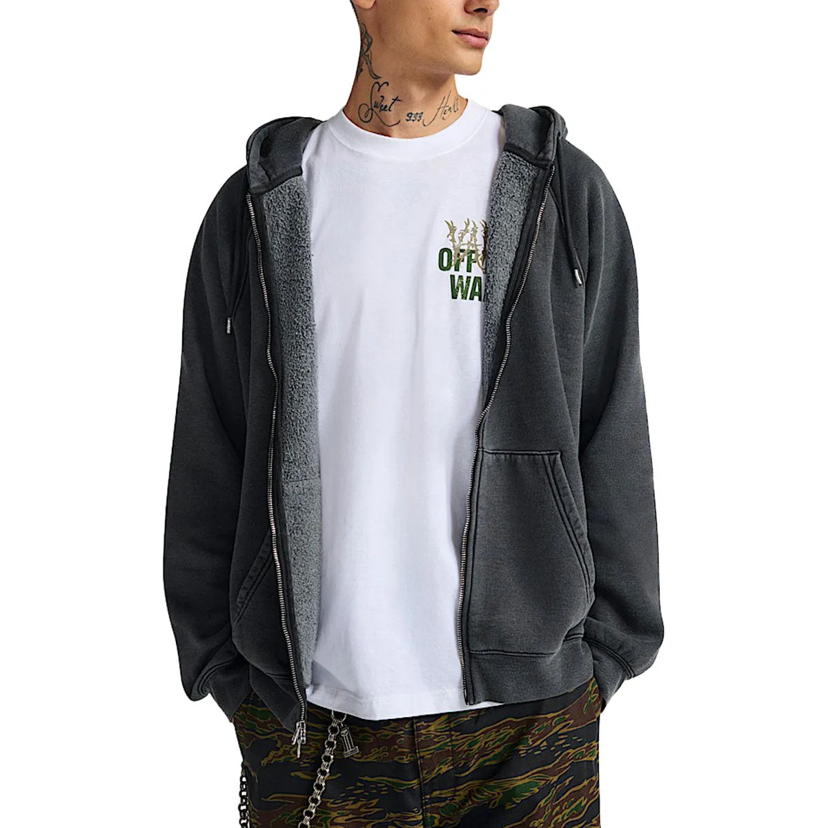 Vans MTE Teamteam Full Zip Up Hoodie - Black sold by CCS product image thumbnail 2