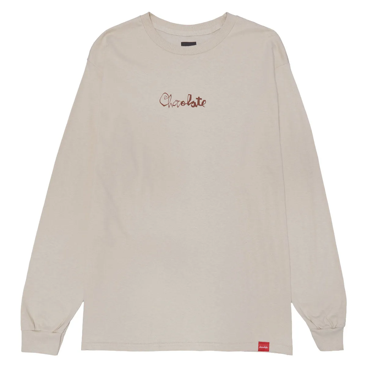 Chocolate Skrunk Long Sleeve T-Shirt - Sand sold by CCS