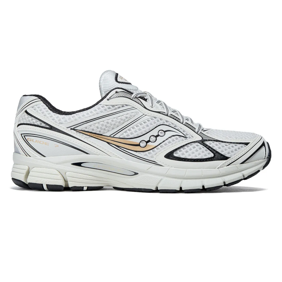 Saucony Progrid Guide 7 Shoes - Onyx/Gold sold by CCS