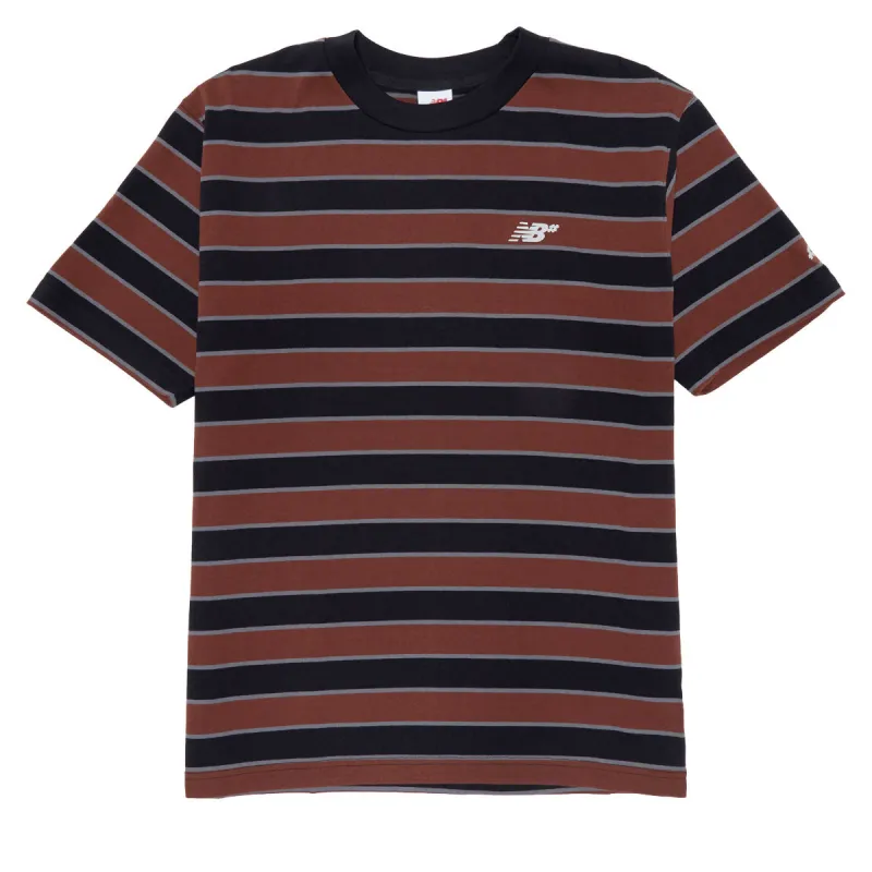 New Balance Numeric Thin Stripe T-Shirt - Black II made by New Balance