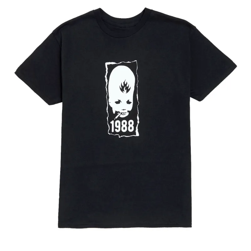 Black Label Thumbhead Torn T-Shirt - Black sold by CCS