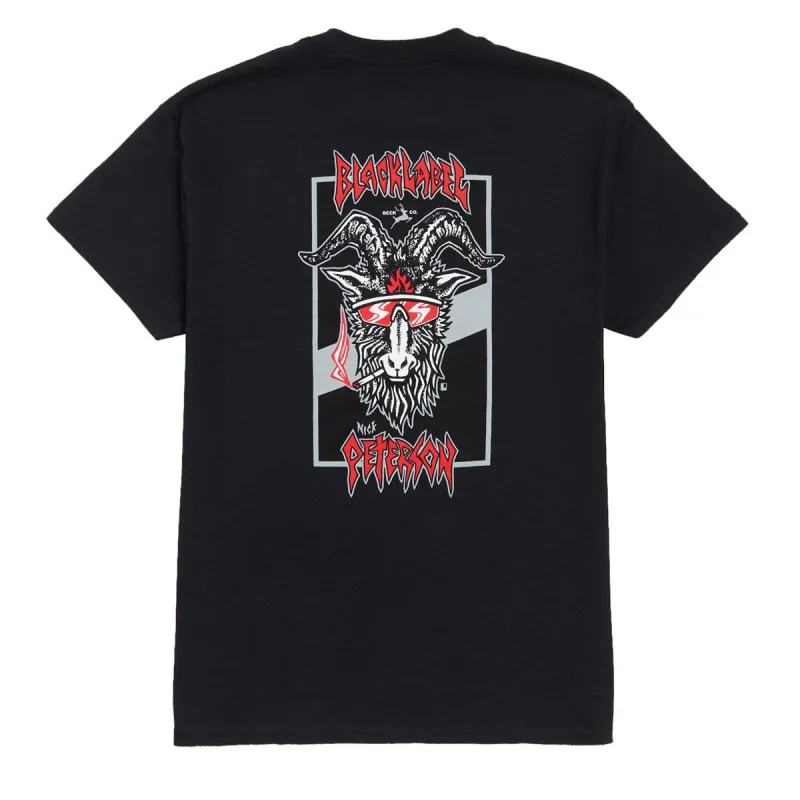 Black Label Nick Peterson Burnside Brew T-Shirt - Black sold by CCS