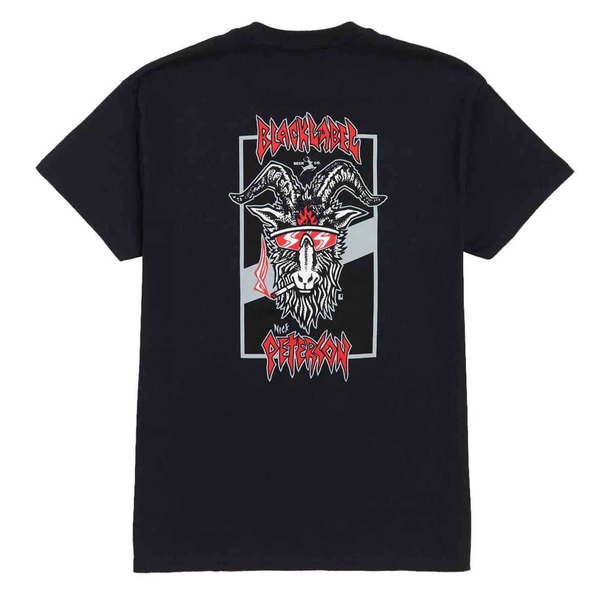 Black Label Nick Peterson Burnside Brew T-Shirt - Black sold by CCS