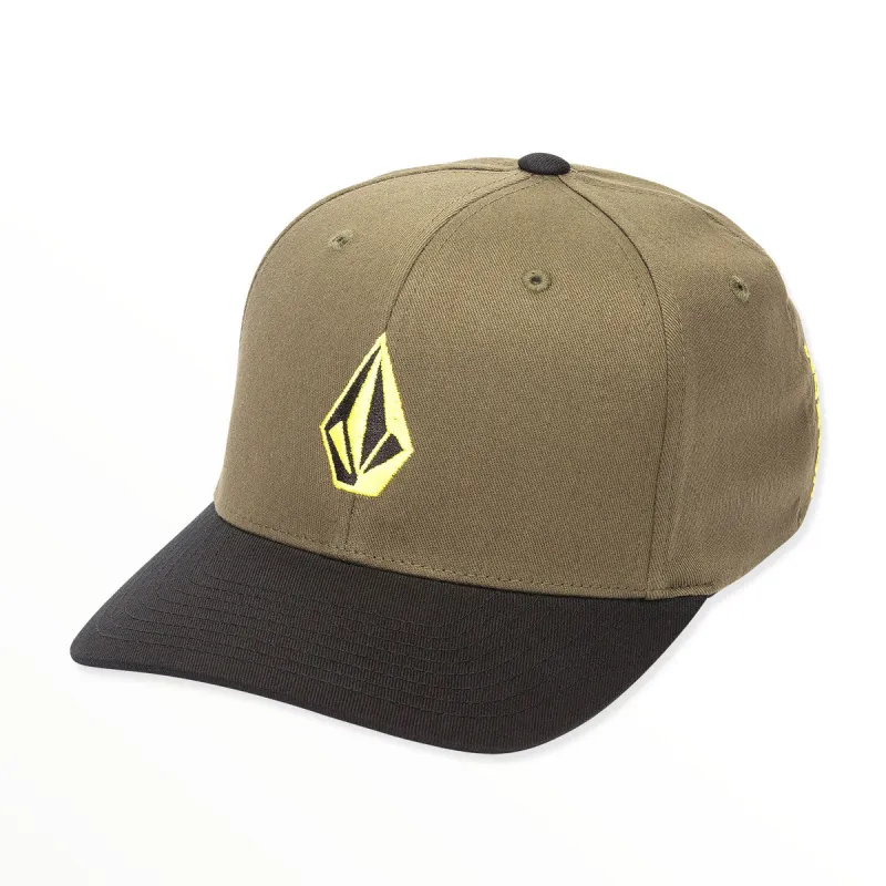Volcom Full Stone Flexfit Hat - Wintermoss sold by CCS