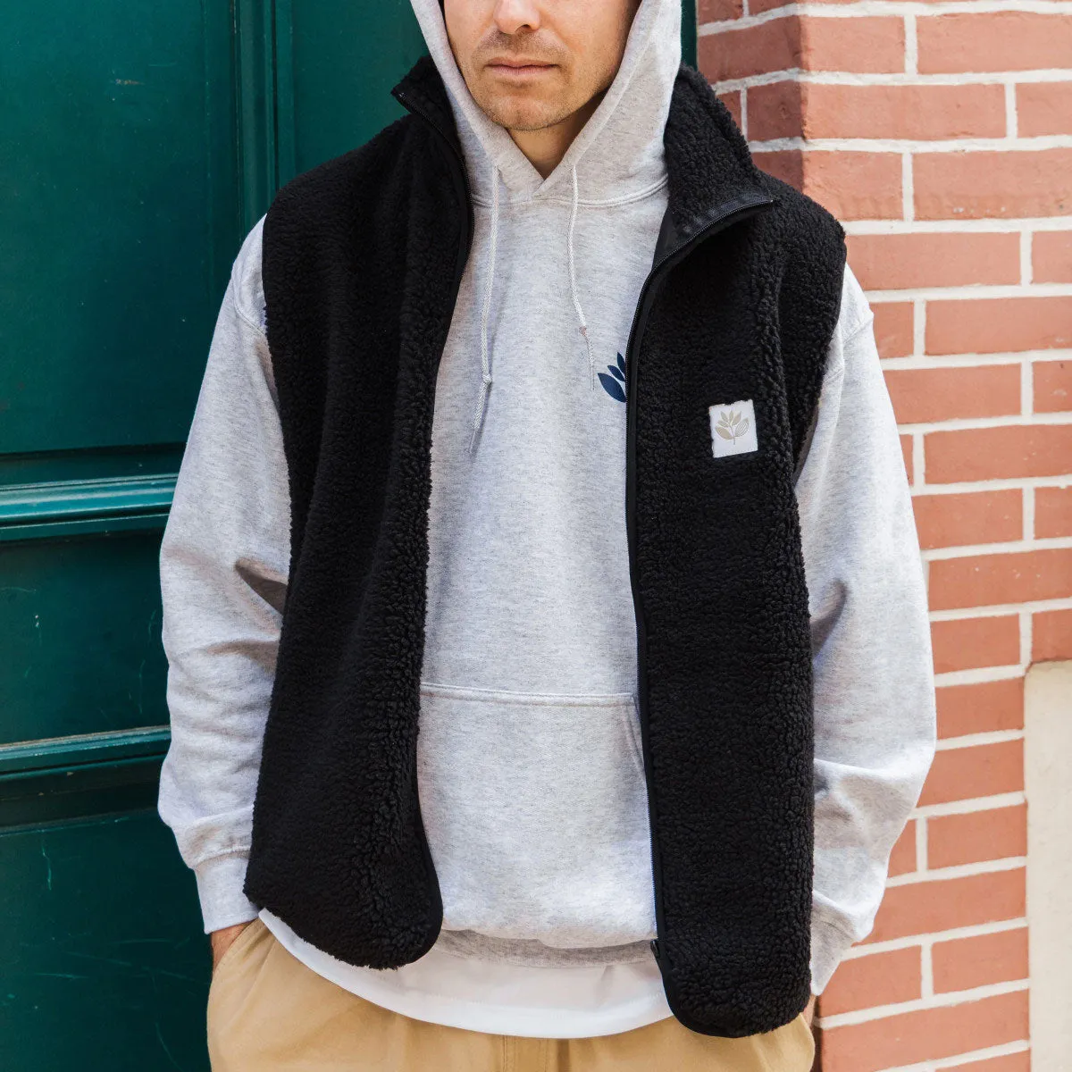 Magenta Norte Sherpa Vest - Black sold by CCS product image thumbnail 5